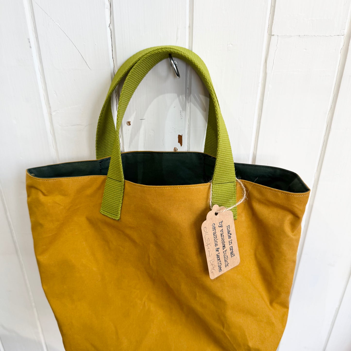 Mini oilskin bag