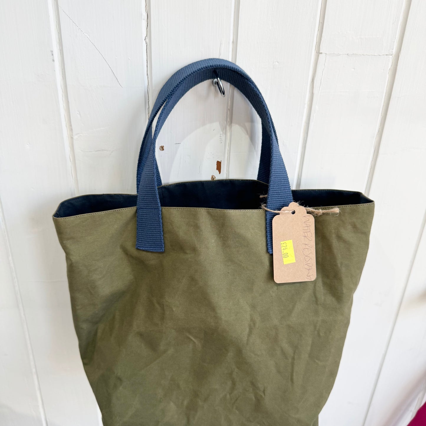 Mini oilskin bag