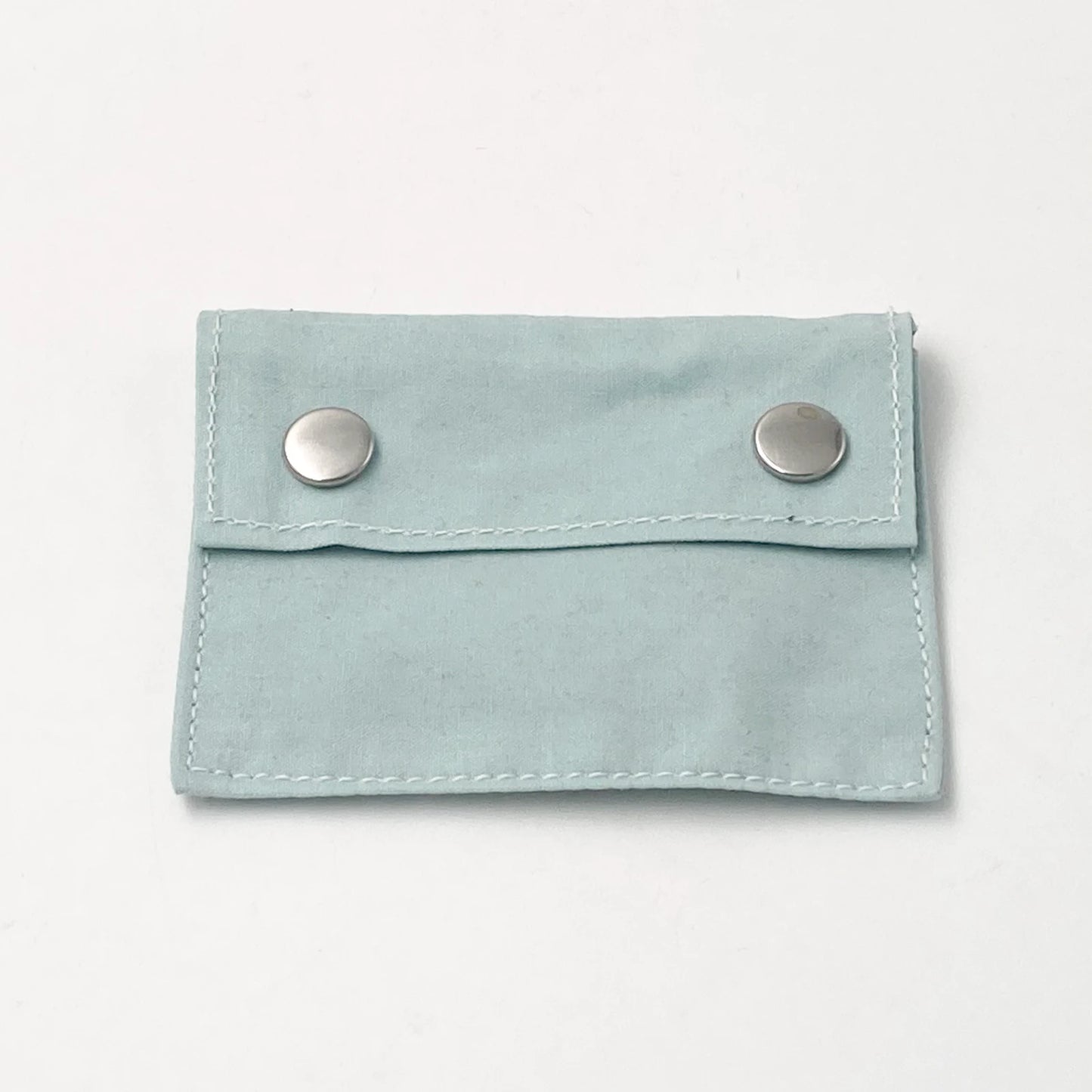 purse - dry oilskin pale blue