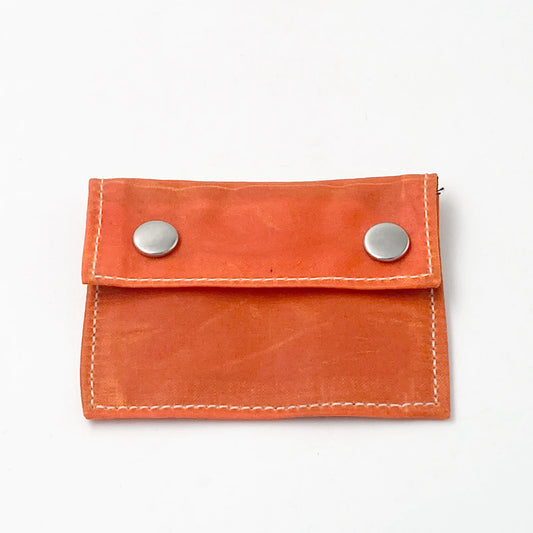 purse - traditional oilskin orange