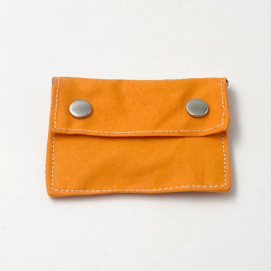 purse - dry oilskin orange