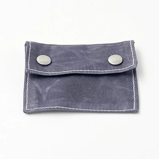 purse - traditional oilskin purple