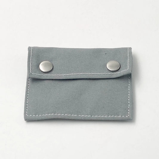 purse - dry oilskin grey
